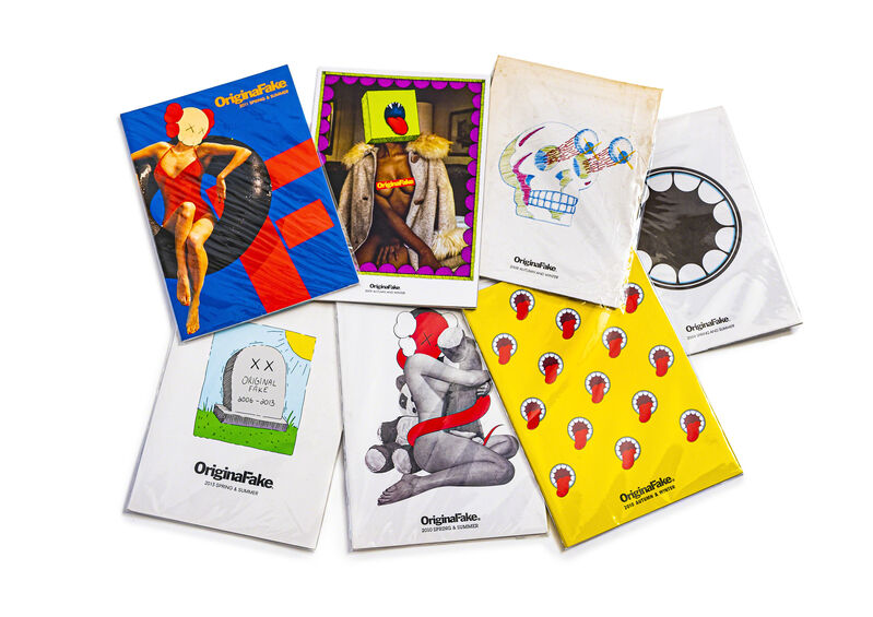 KAWS, ‘SET OF 7 ORIGINALFAKE CATALOGS WITH 2 CARDS’, 2008-2013, Books and Portfolios, Magazines, DIGARD AUCTION