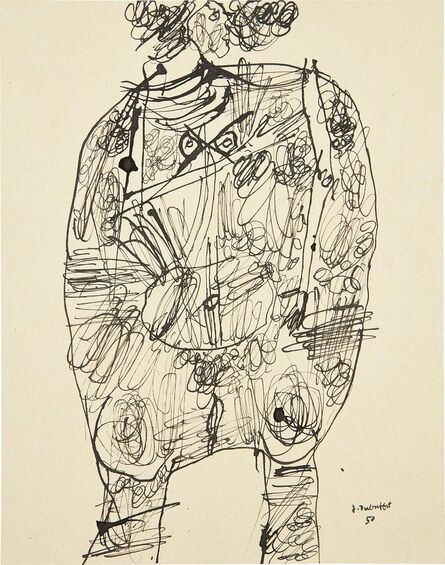 Jean Dubuffet, ‘Corps de dame’, 1950