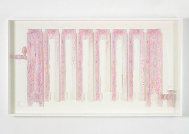 Do Ho Suh, ‘Rubbing/Loving Project: Radiator, Corridor, 348 West 22nd Street, New York, NY 10011, USA’, 2014, Painting, Colored pencil on vellum pinned on board, Joyce Varvatos
