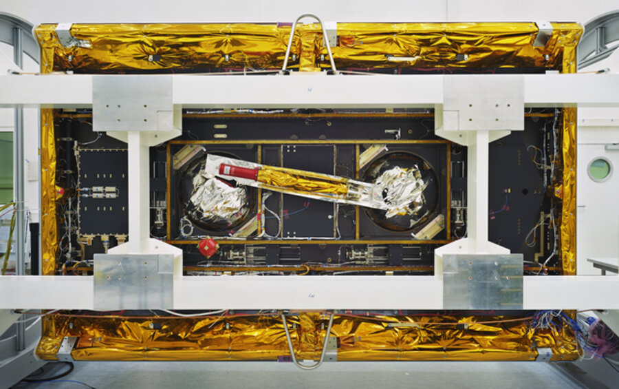 GRACE-Follow-On Bottom View, IABG, Ottobrunn