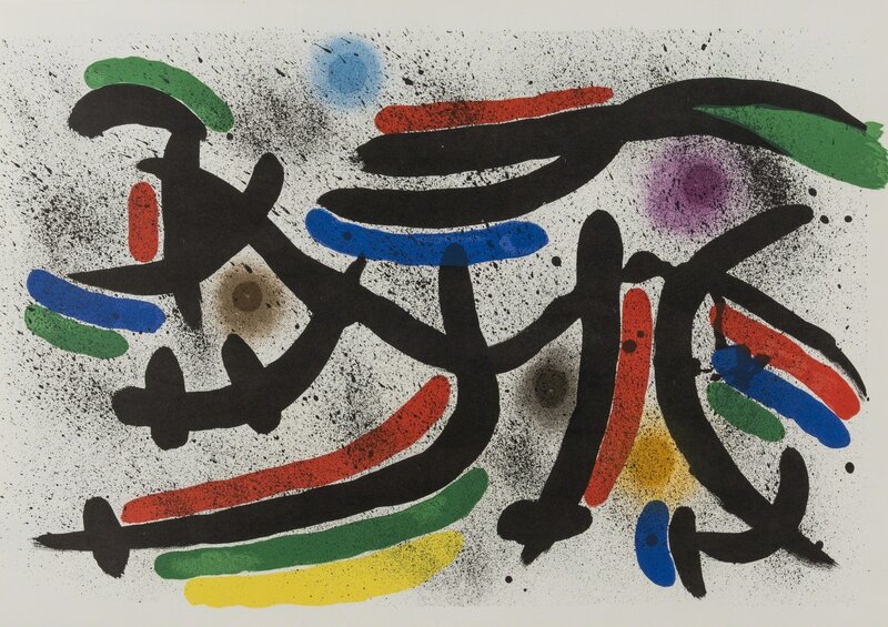 Joan Miró, ‘Lithographe I (Cramer 160)’, 1972, Print, Three lithographs printed in colours, each on Rives wove, Forum Auctions