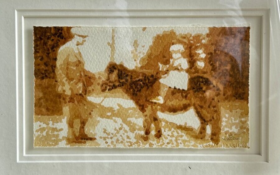 The Queen Riding Her First Pony With Her Father