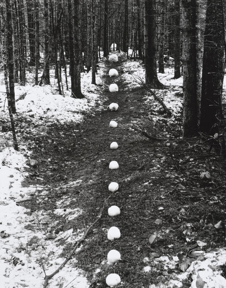 Frank Morzuch, ‘Treize boules de neige sur le sentier’, 1997