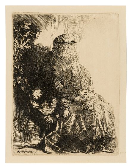 Rembrandt van Rijn, ‘Abraham Caressing Isaac’, circa 1637