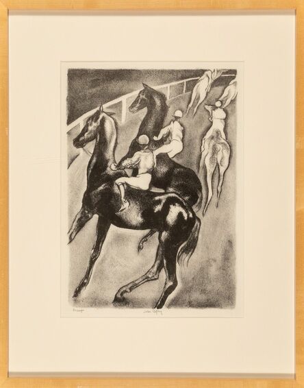John Copley, ‘Horses Turning into the Canter’, 1937