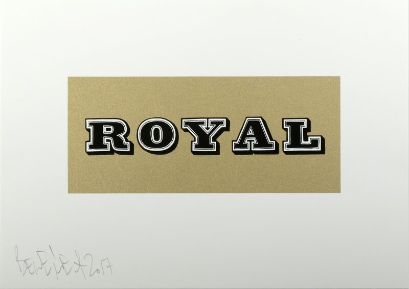 Ben Eine, ‘Royal’, 2017, Print, Screenprint in colours on 300 gsm Somerset Satin paper, Chiswick Auctions