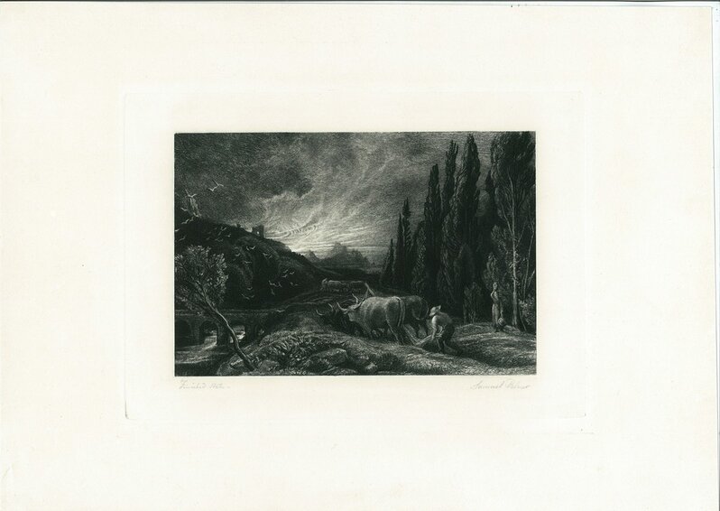 Samuel Palmer, ‘The Early Ploughman’, ca. 1861, Print, Etching, The Fine Art Society