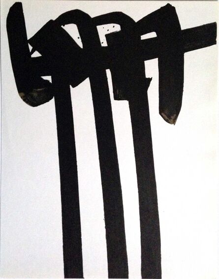 Pierre Soulages, ‘XXe Siecle’, 1970