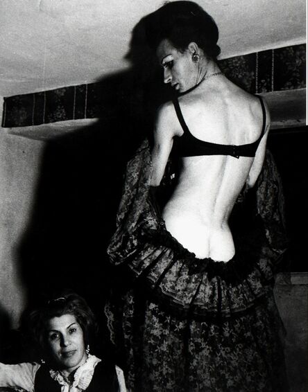 Lisetta Carmi, ‘I travestiti - Lo spagnolo con la moglie puttana’, Late 1960s