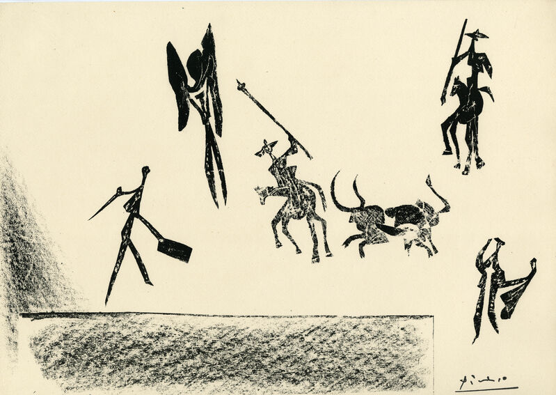 Pablo Picasso, ‘Corrida (Bullfight)’, 1946, Print, Lithograph on Arches wove paper, Thomas French Fine Art