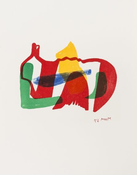 Henry Moore, ‘Multicoloured Reclining Figure (Cramer 99)’, 1967