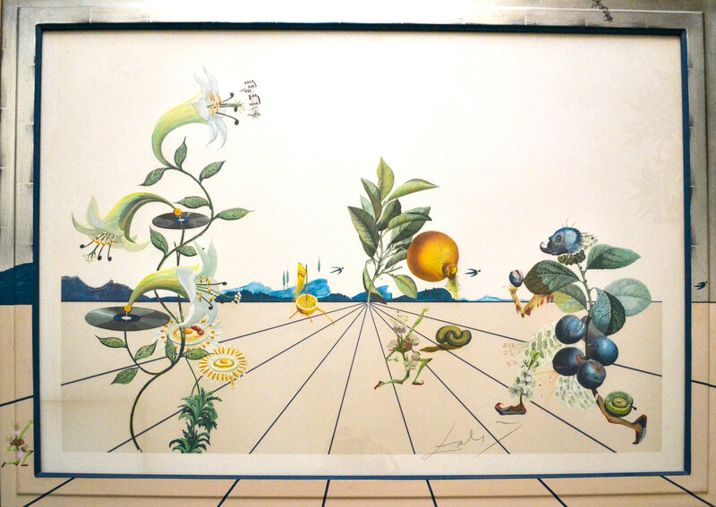 Salvador Dalí, ‘Flordali I’, 1981, Drawing, Collage or other Work on Paper, Coloured lithograph on Arches paper (France) after an original collage, O-68