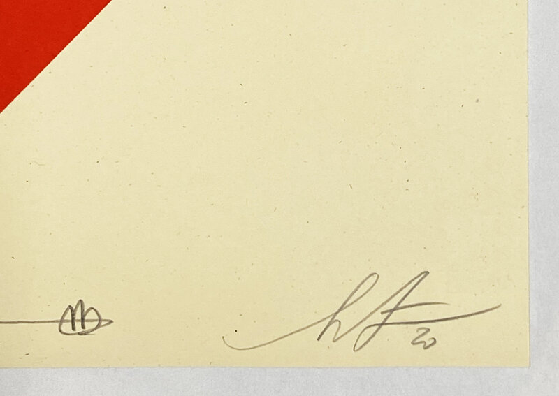 Shepard Fairey, ‘'Catch a Fire' (red)’, 2020, Print, Screen print on cream, Speckletone fine art paper., Signari Gallery