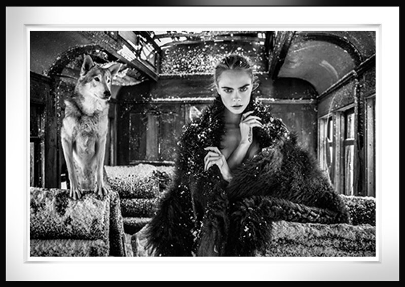 David Yarrow, ‘The Girl on the Train’, 2022, Photography, Pigment Archival, Off-Piste Fine Arts