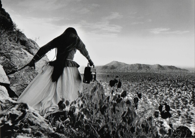 Graciela Iturbide, ‘Mujer Angel, Sonora Desert’, 1979, Photography, Silver Gelatin Print, ROSEGALLERY