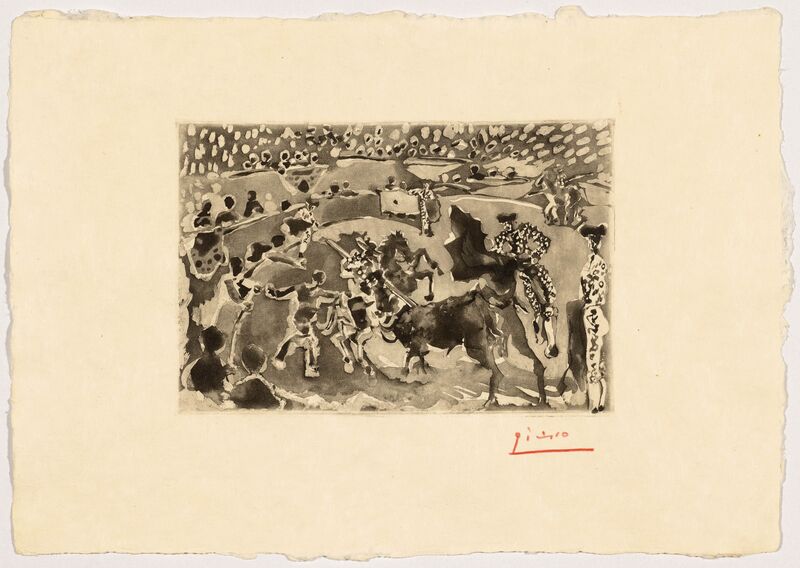 Pablo Picasso, ‘Les Picadors II’, 1957, Print, Aquatint, 2nd state, Koller Auctions