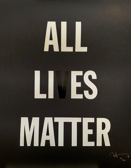 Hank Willis Thomas, ‘All Li es Matter’, 2019