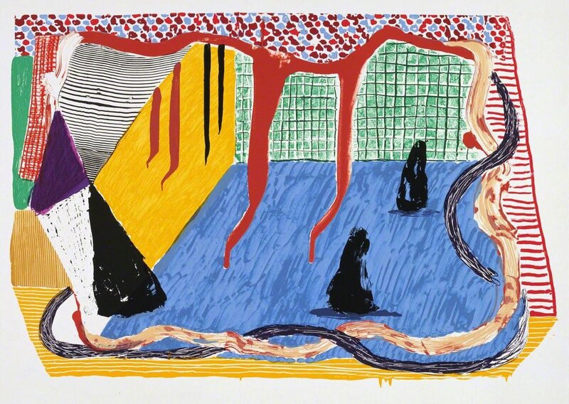 David Hockney, ‘Ink in the Room’, 1993, Print, Screenprint and Lithograph on Arches 88 paper, Kenneth A. Friedman & Co.