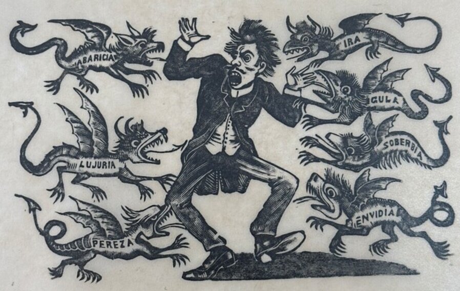 Original Woodcut on Rice Paper