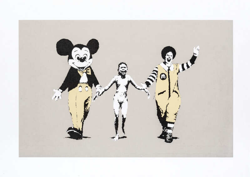 Banksy, ‘Napalm’, 2004, Print, Screen print in colours on wove paper, Tate Ward Auctions