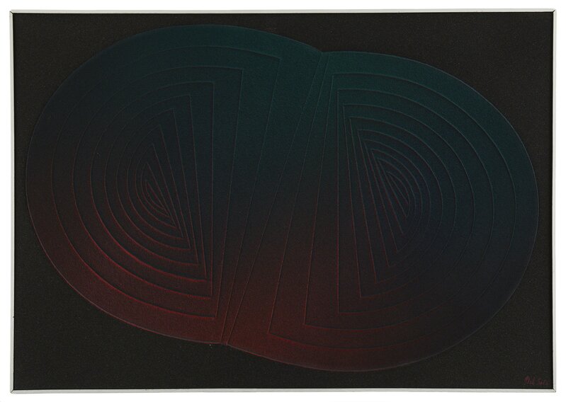 Claudio Del Sole, ‘Simbiosi (Symbiosis)’, 1976-1977, Painting, Sand, pigment, wool thread, VINAVIL glue on board, CANAL