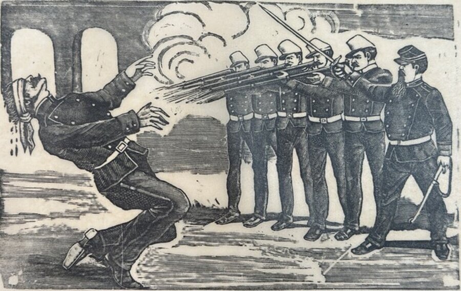 Original Woodcut on Rice Paper