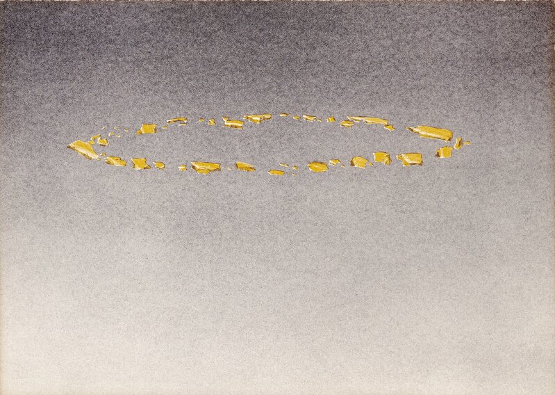 Ed Ruscha, ‘Cheese Oval’, 1976, Print, Color lithograph, Adam Baumgold Gallery
