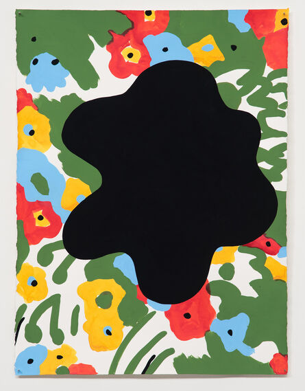 Alyse Emdur, ‘Flowers with Black Blob #2’, 2018
