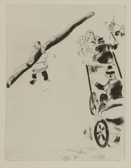 Marc Chagall, ‘Rencontre D’Un Paysan’, 1923/1948