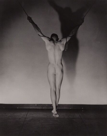 George Platt Lynes, ‘[Hanging male nude]’, 1941