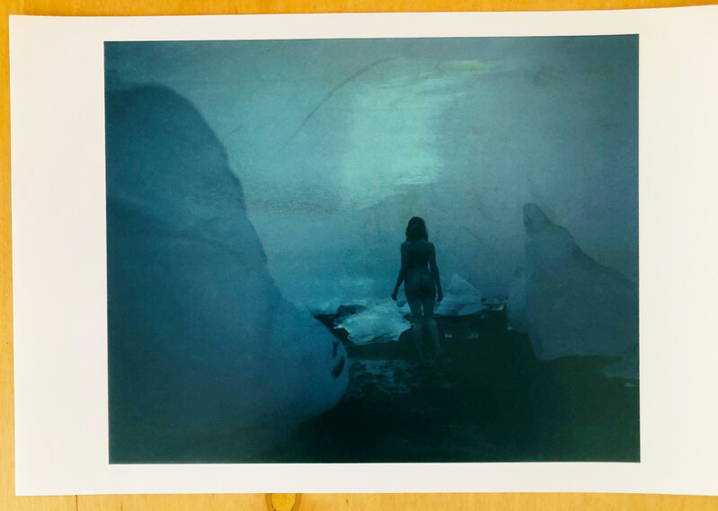 Sven van Driessche, ‘Blue Iceland -Contemporary, Nude, Women, Polaroid, 21st Century’, 2017, Photography, Digital Color print on Pearl photo paper Based on original Polaroid, Instantdreams