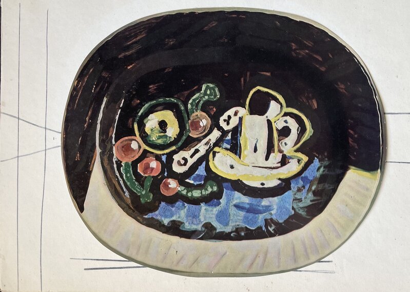Pablo Picasso, ‘CERAMICS by PICASSO Portfolio Containing 18 Colorplates of Picasso's Ceramics, from the 1955 Printing. ’, Printed on the Tenth Day of August-Nineteen Hundred and Fifty Five, Print, COLORPLATE PRINT, Printed in Switzerland, 1955, Borgia Inc. 