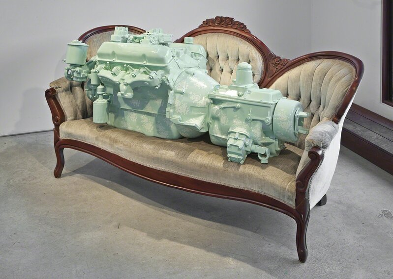 Clint Neufeld, ‘One Yellow Rose’, 2012, Sculpture, Ceramic, wood and cloth, Art Mûr