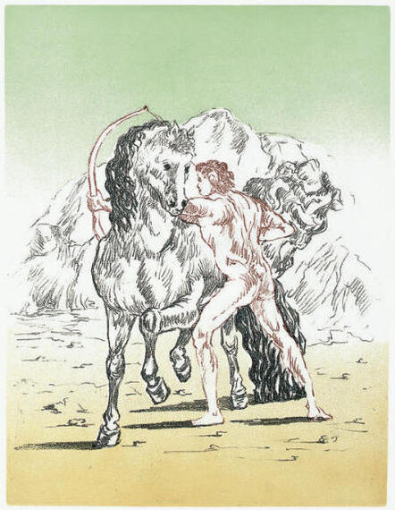 Giorgio de Chirico, ‘Arciere con Cavallo’, 1972