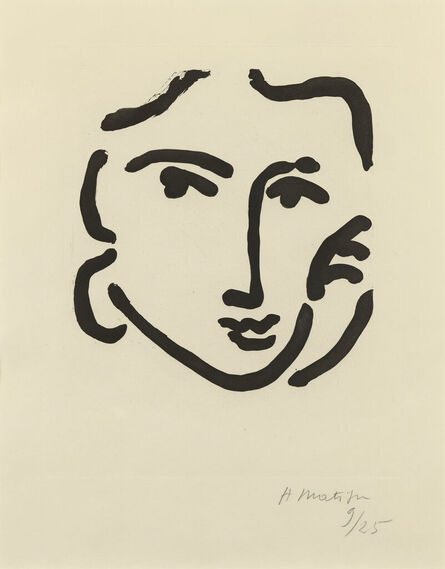 Henri Matisse, ‘Nadia au regard sérieux’, 1948