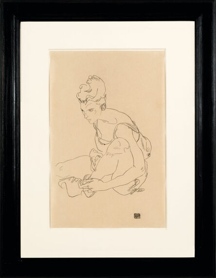 Egon Schiele, ‘Seated Woman’, 1917