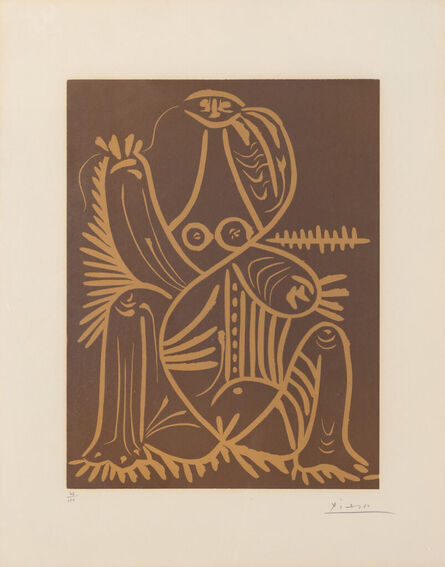 Pablo Picasso, ‘Femme assise en pyjama de plage’, 1962