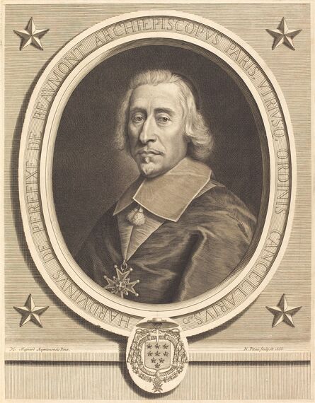 Nicolas Pitau I after Pierre Mignard I, ‘Perefixe de Beaumont’, 1666
