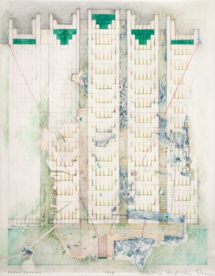 Barbara Stauffacher Solomon, ‘Urban Furrows’, 1987