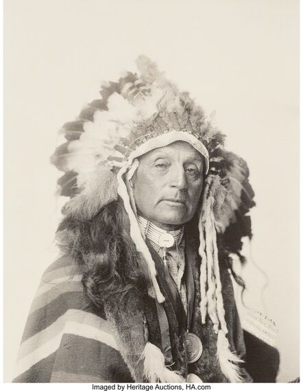 Frank A. Rinehart, ‘Gov. Diego Narango, Pueblo (Santa Clara) and Chief Red Shirt, Cheyenne (two photographs)’, 1989; 1900
