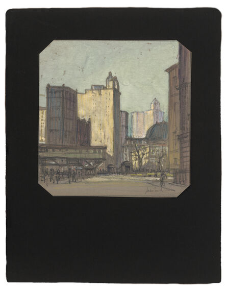 Jules Andre Smith, ‘A View of Lower Manhattan Featuring the Park Row Building (1899)’, ca. 1915