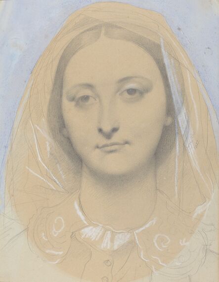 Jean-Auguste-Dominique Ingres, ‘Mademoiselle Mary de Borderieux(?)’, 1857
