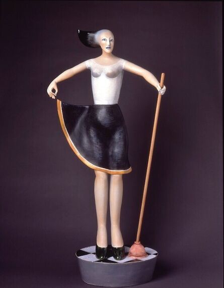 Patti Warashina, ‘Servicing Duchamp's Porcelain’, 1993