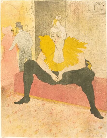 Henri de Toulouse-Lautrec, ‘Seated Clowness (La Clownesse assise)’, 1896