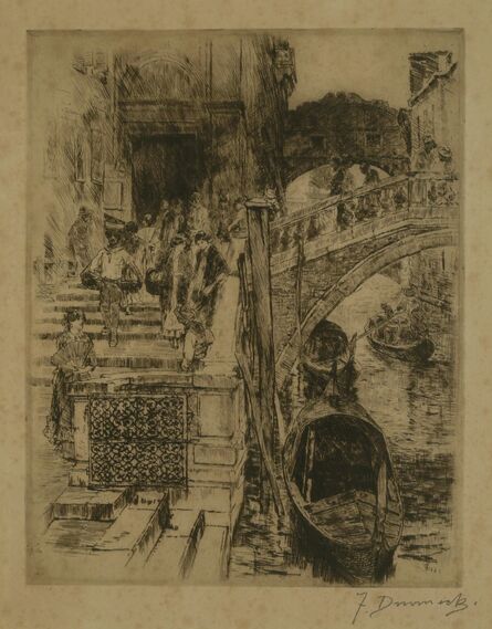 Frank Duveneck, ‘Bridge of Sighs, Venice’, 1883