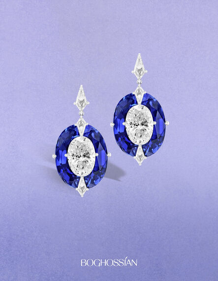 Boghossian, ‘'KISSING' DIAMOND AND SAPPHIRE EARRINGS ’