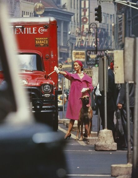 William Klein, ‘Dolores wants a taxi, New York (Vogue)’, 1958
