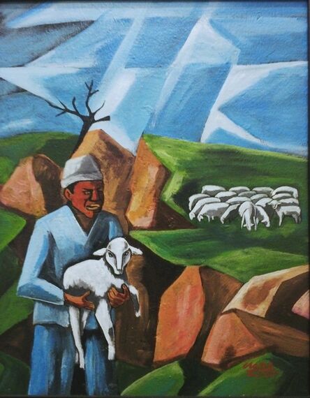 Peter Clarke (1929-2014), ‘The Shepherd and the Lost Sheep’, 1969