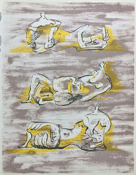 Henry Moore, ‘Figures Allongées [Reclining Figures]’, 1971