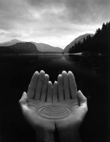 Jerry Uelsmann, ‘Untitled, 2003 (Hands Holding Water)’, 2003